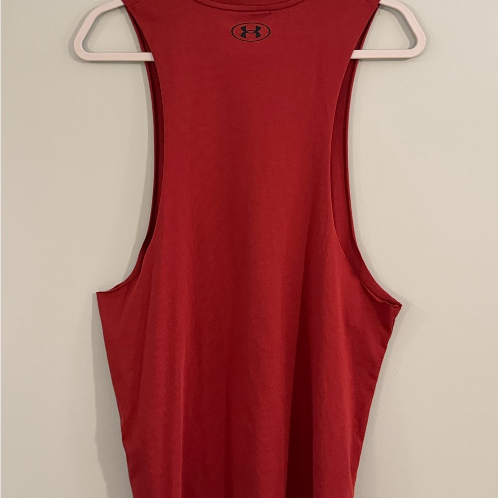 Under Armour Men's Red Tank Top - Picture 4 of 4